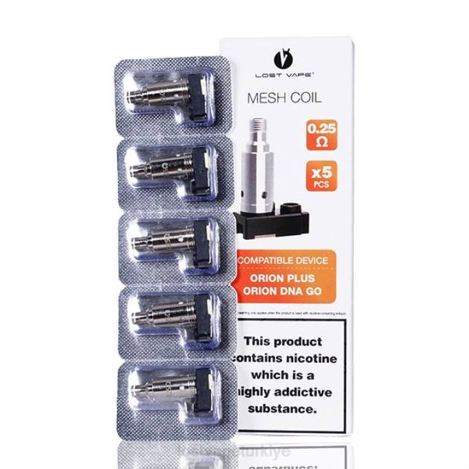 Lost Vape Price Türkiye - Lost Vape Orion artı DNA yedek bobinleri (5'li paket) 0.25ohm RV2V36