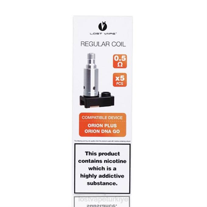 Lost Vape Price Türkiye - Lost Vape Orion artı DNA yedek bobinleri (5'li paket) 0.25ohm RV2V36