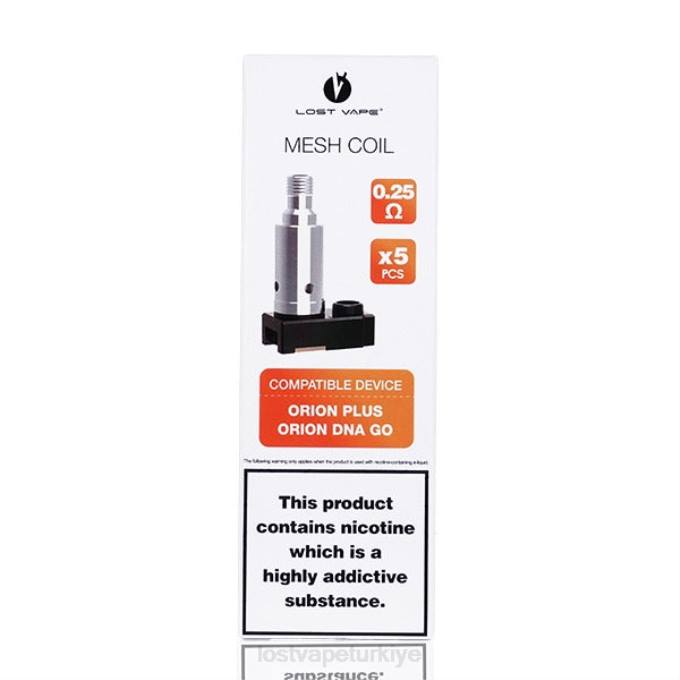 Lost Vape Price Türkiye - Lost Vape Orion artı DNA yedek bobinleri (5'li paket) 0,5ohm RV2V326