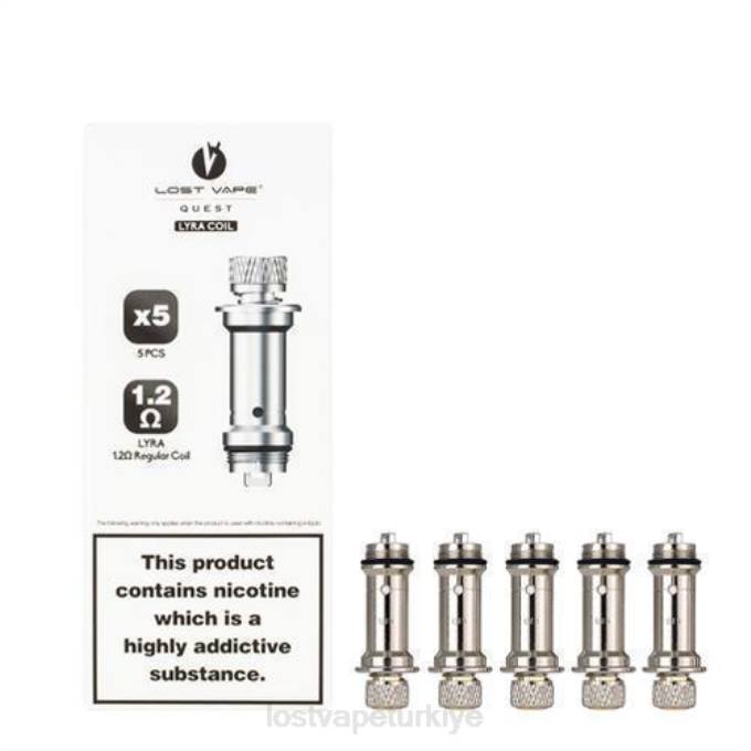 Lost Vape Ursa Nano Türkiye - Lost Vape Lyra yedek bobinler (5'li paket) normal bobin 1.2ohm RV2V432