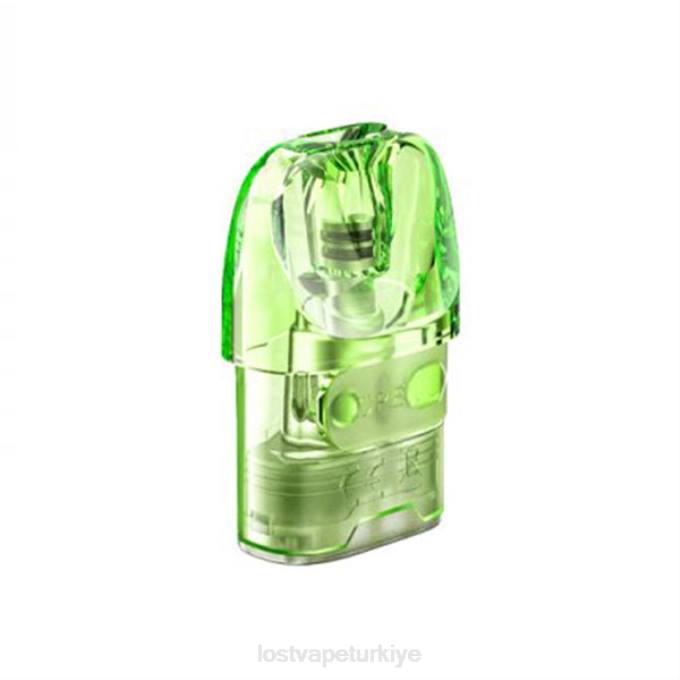 Lost Vape Ankara - Lost Vape URSA yedek bölmeler yeşil (2,5 ml boş kapsül kartuşu) RV2V213