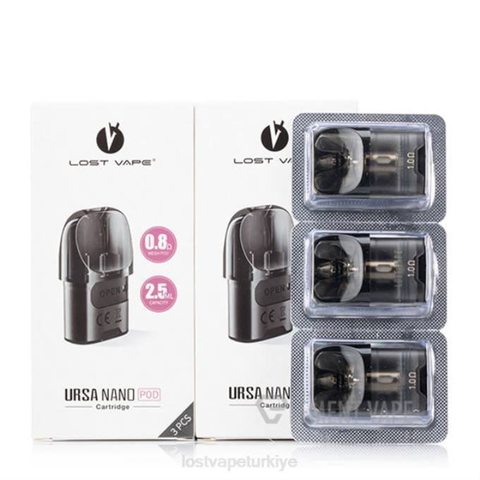 Lost Vape Dealers Near Me - Lost Vape URSA yedek bölmeler | 2,5 ml (3'lü paket) pembe 1.ohm RV2V128