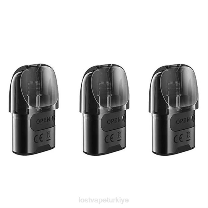Lost Vape Price Türkiye - Lost Vape URSA yedek bölmeler | 2,5 ml (3'lü paket) yeşil 1.ohm RV2V126