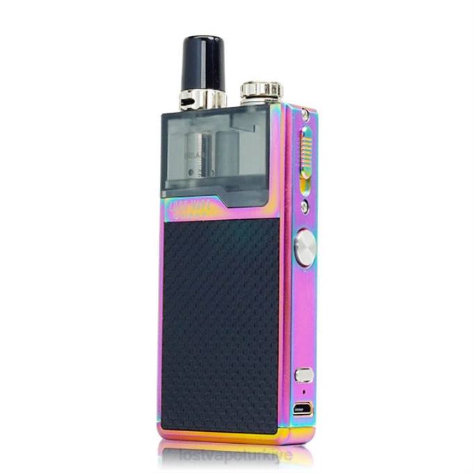 Lost Vape Near Me Türkiye - Lost Vape Quest orion q pod cihazı tam kiti gökkuşağı/siyah örgü RV2V467