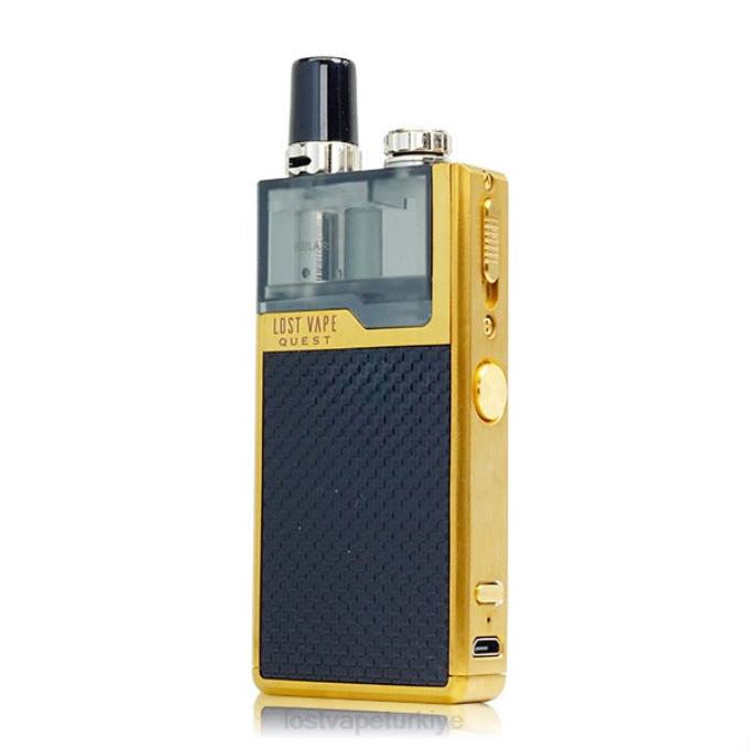 Lost Vape Price Türkiye - Lost Vape Quest orion q pod cihazı tam kiti altın/siyah örgü RV2V466