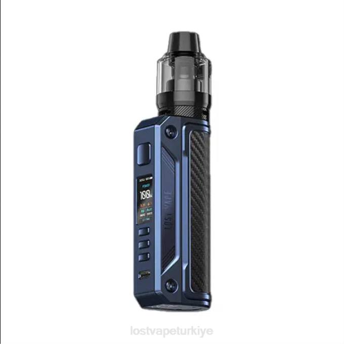 Lost Vape Ankara - Lost Vape Thelema yalnız 100w kiti Sierra mavisi/karbon fiber RV2V173