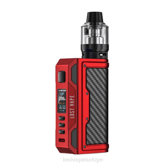 Lost Vape Orion - Lost Vape Thelema arayışı 200w kiti mat kırmızı/karbon fiber RV2V139