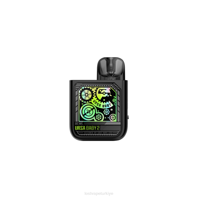 Lost Vape Amazon - Lost Vape URSA Baby 2 takım | kapsül sistemi pop siyah/zaman dişlisi RV2V354