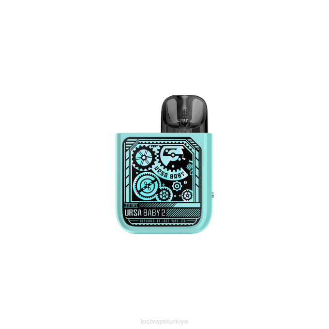 Lost Vape Review Türkiye - Lost Vape URSA Baby 2 takım | kapsül sistemi pop mavisi/zaman dişlisi RV2V355