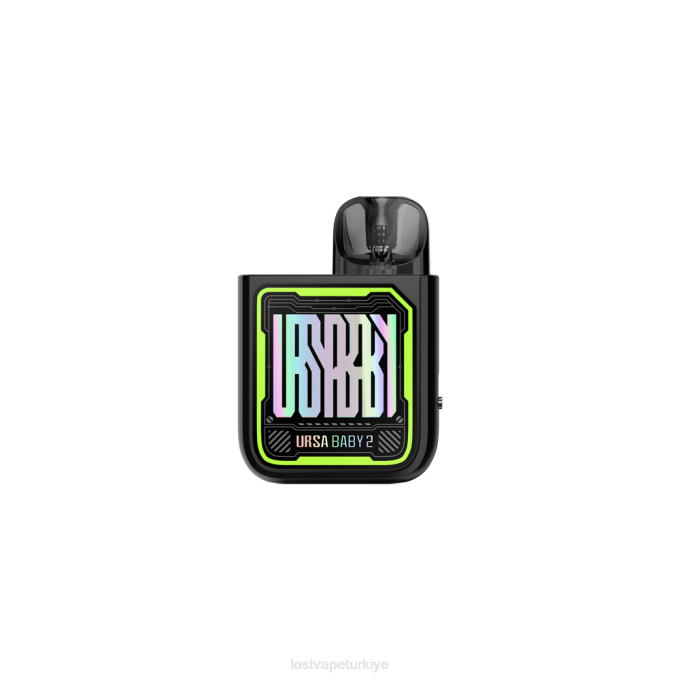 Lost Vape Ursa Nano Türkiye - Lost Vape URSA Baby 2 takım | kapsül sistemi teknoloji siyahı/süslü labirent RV2V42