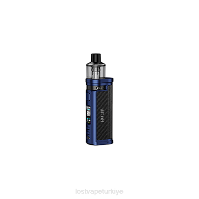 Lost Vape Türkiye - Lost Vape Centaurus q80 kapsül modu Sierra mavi karbon fiber RV2V321
