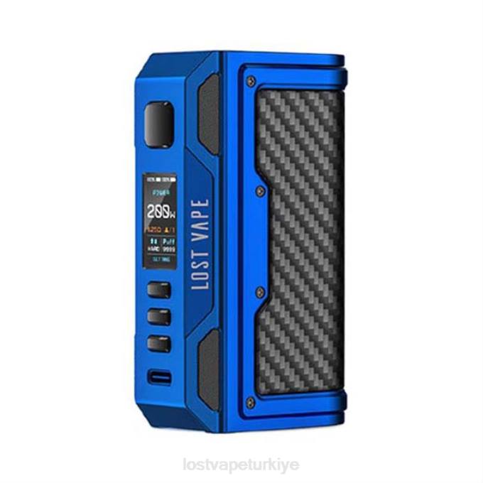 Lost Vape Near Me Türkiye - Lost Vape Thelema 200w modunu araştır mat mavi/karbon fiber RV2V177