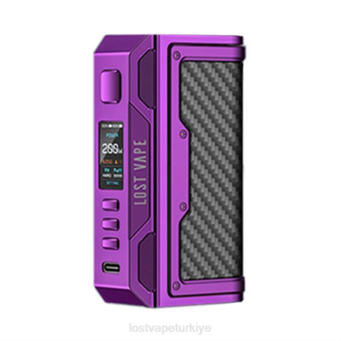 Lost Vape Price Türkiye - Lost Vape Thelema 200w modunu araştır mor/karbon fiber RV2V186