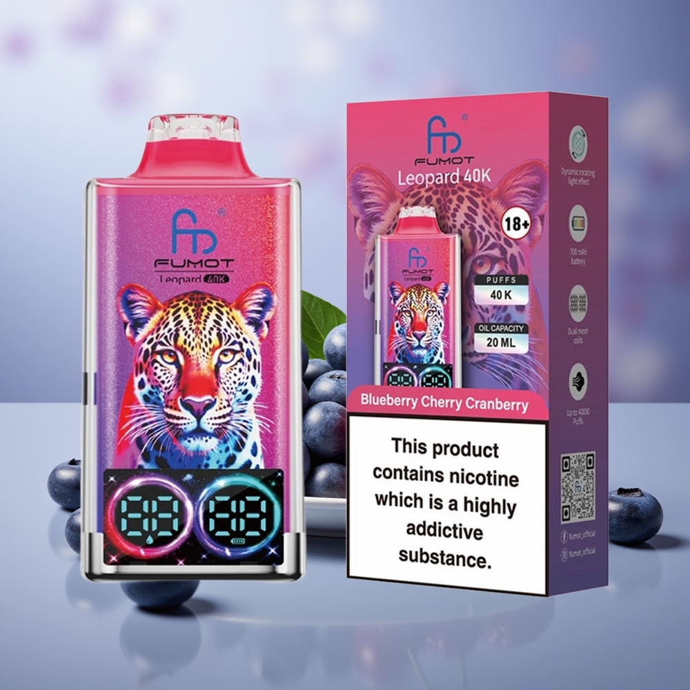 Fumot Leopard 40K Yaban Mersini Kiraz Turna Yemişi Type-C Şarj