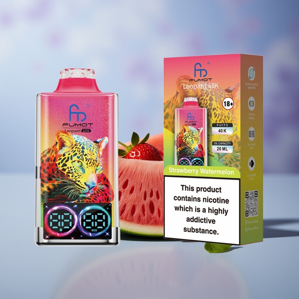 Fumot Leopard 40K Çilek Karpuzu %5 Nikotin