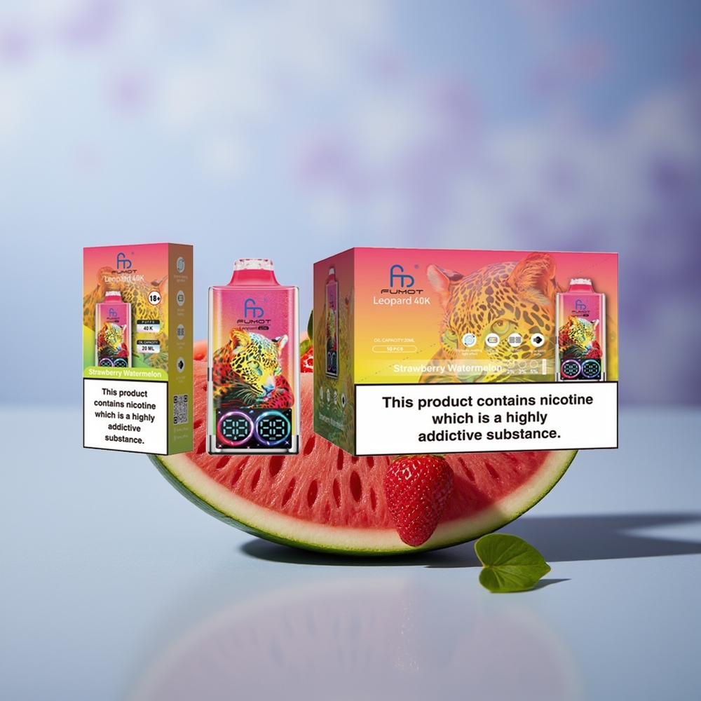 Fumot Leopard 40K Çilek Karpuzu %5 Nikotin