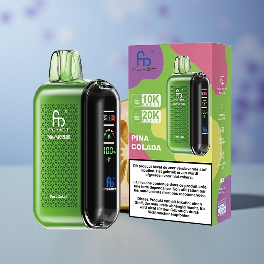 Fumot Tornado 20000 Ananaslı Kolada Dual Mesh