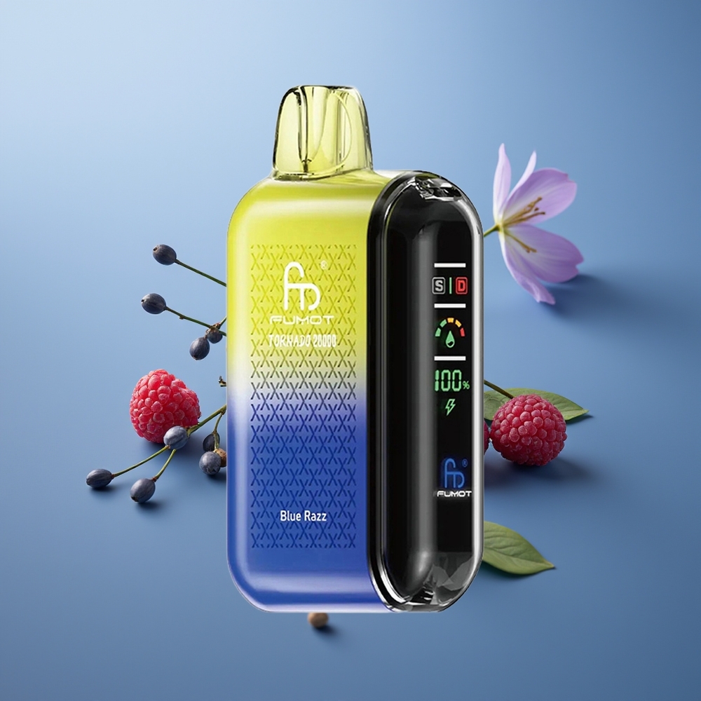 Fumot Tornado 20000 Mavi Ahududu Dual Mesh Coil