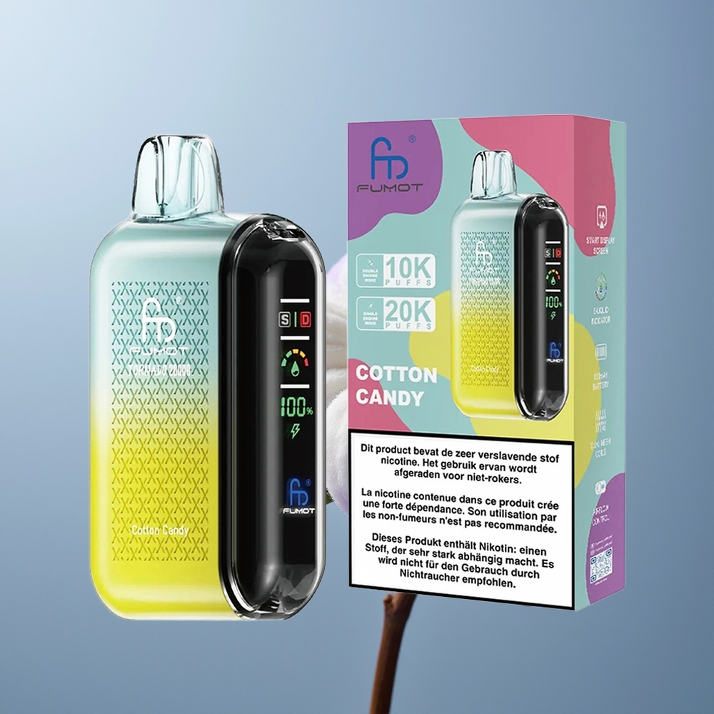 Fumot Tornado 20000 Pamuk Şeker Dual Mesh