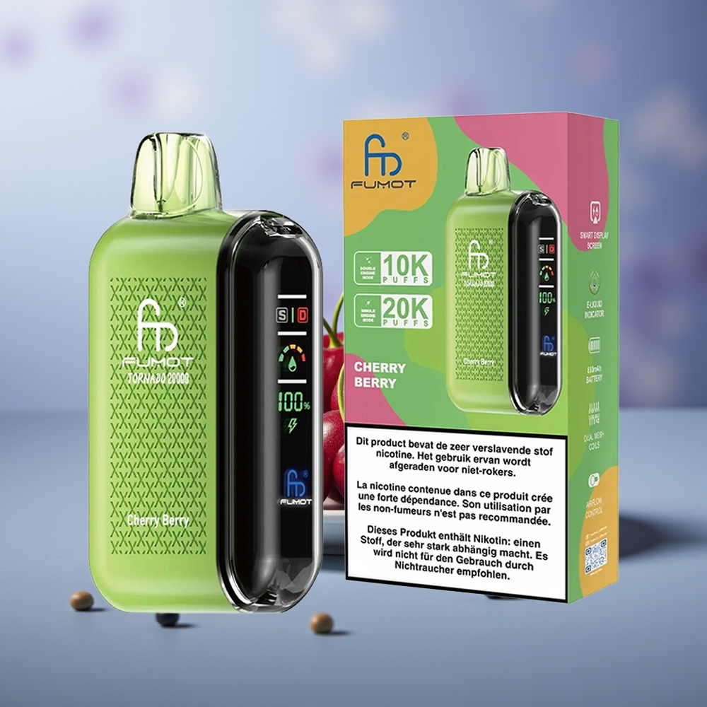 Fumot Tornado 20000 Vişne Çilek Akıllı Ekran