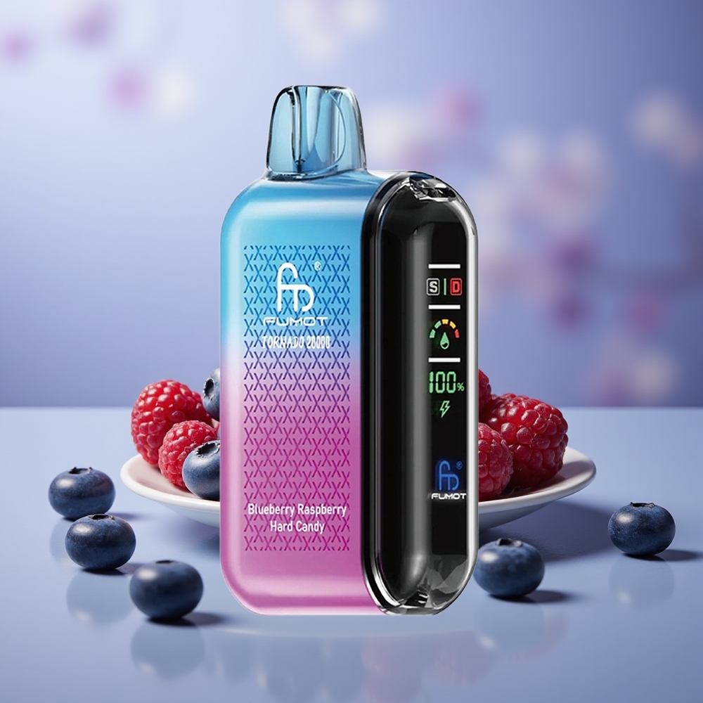 Fumot Tornado 20000 Yaban Mersini Ahududu Sert Şeker Dual Mesh Coil