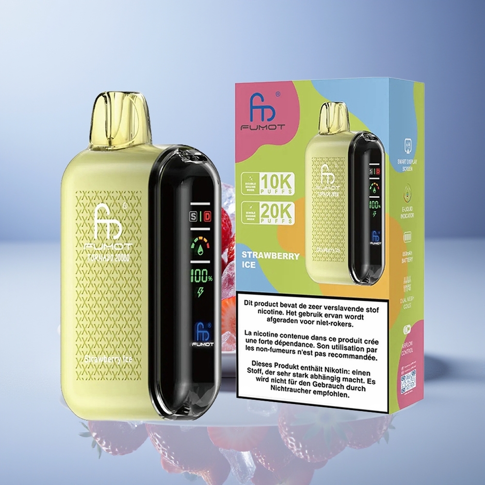 Fumot Tornado 20000 Çilek Buz Dual Mesh