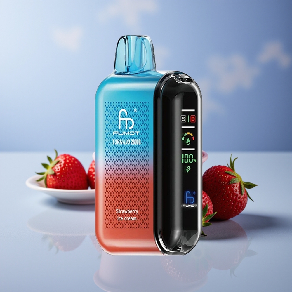 Fumot Tornado 20000 Çilekli Dondurma Akıllı Ekran