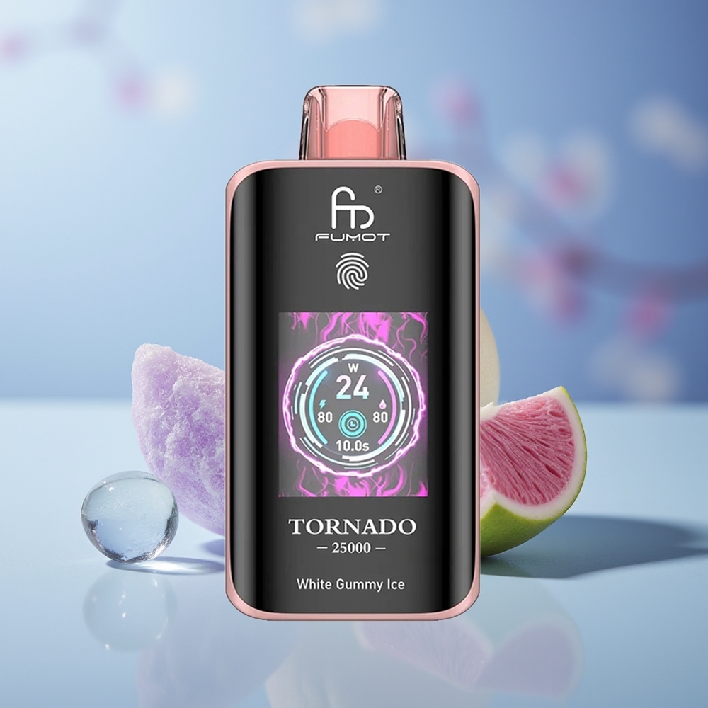 Fumot Tornado 25000 Beyaz Sakız Buz Tip-C