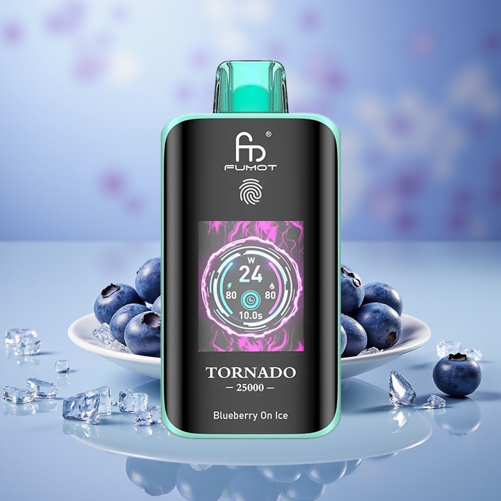 Fumot Tornado 25000 Buz Üzerinde Yaban Mersini HD Ekran