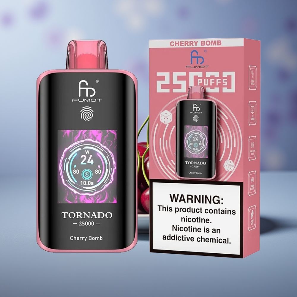 Fumot Tornado 25000 Kiraz Bombası HD Ekran