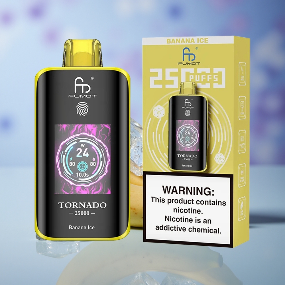 Fumot Tornado 25000 Muz Buz Ekran