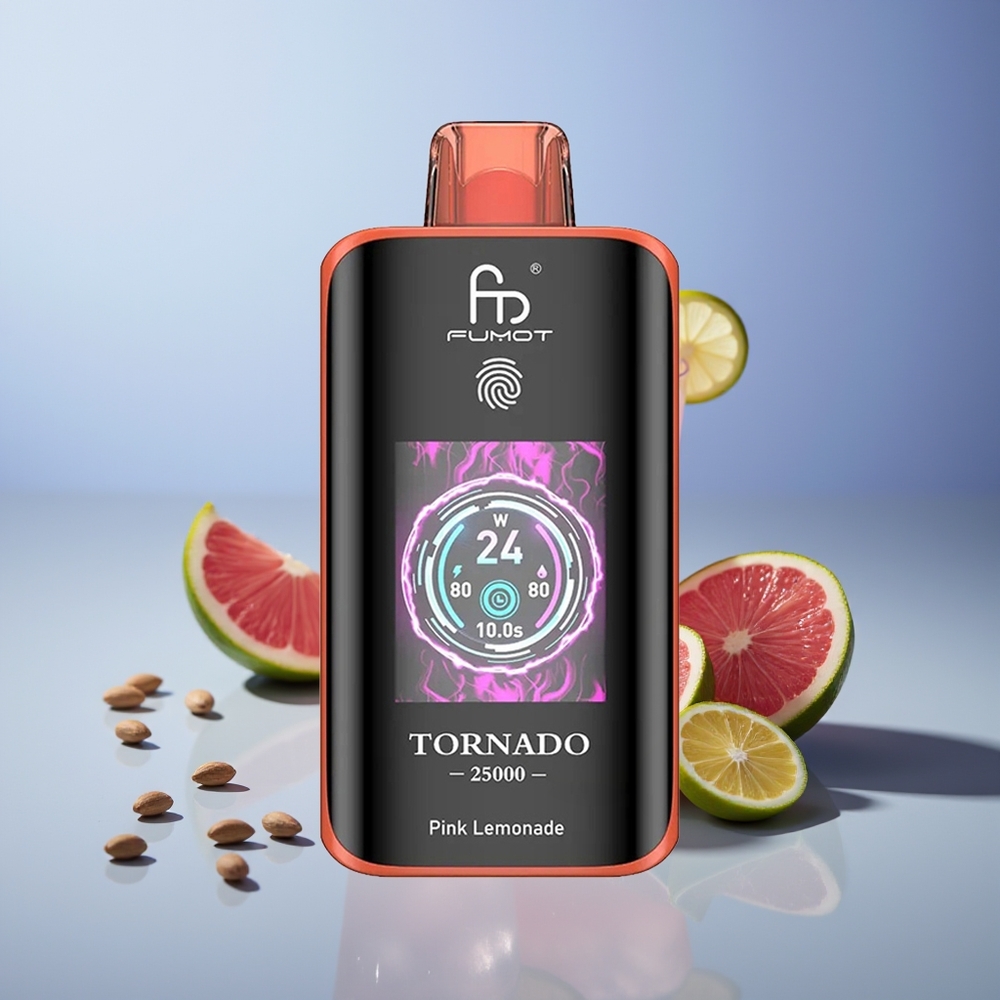 Fumot Tornado 25000 Pembe Limonata HD Ekran
