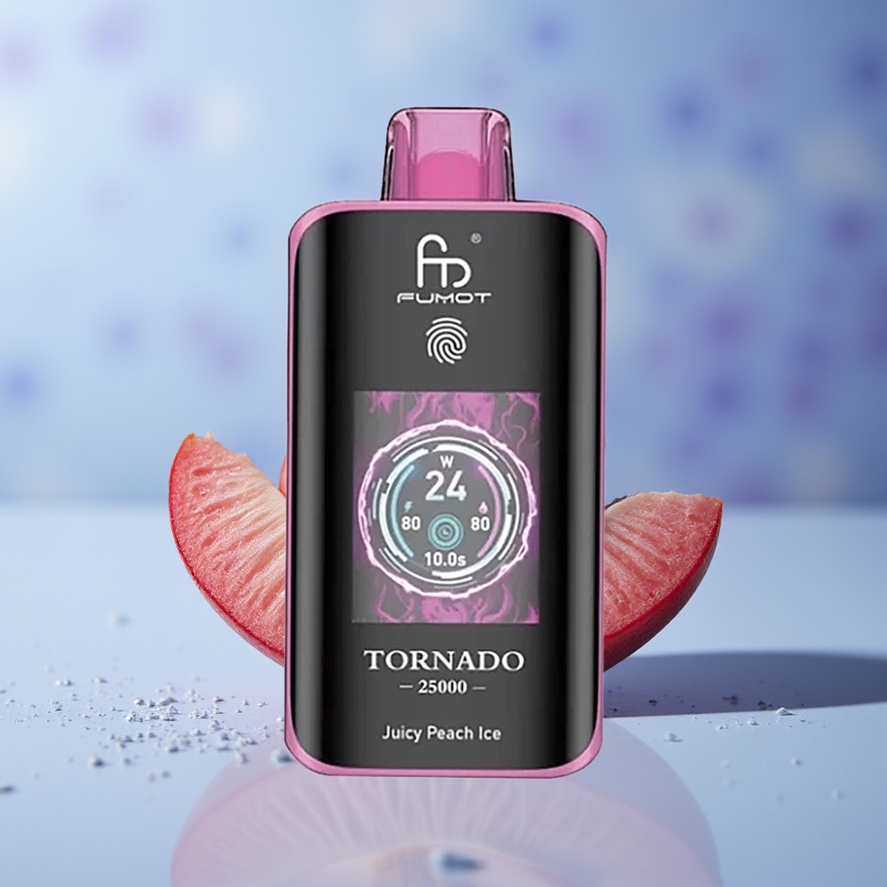 Fumot Tornado 25000 Şeftali Buzu Ekran