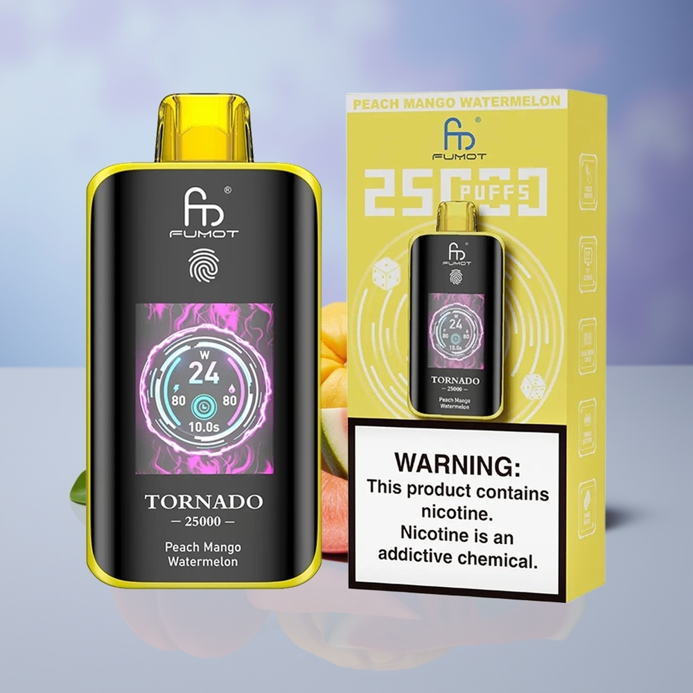 Fumot Tornado 25000 Şeftali Mango Karpuz 700mAh
