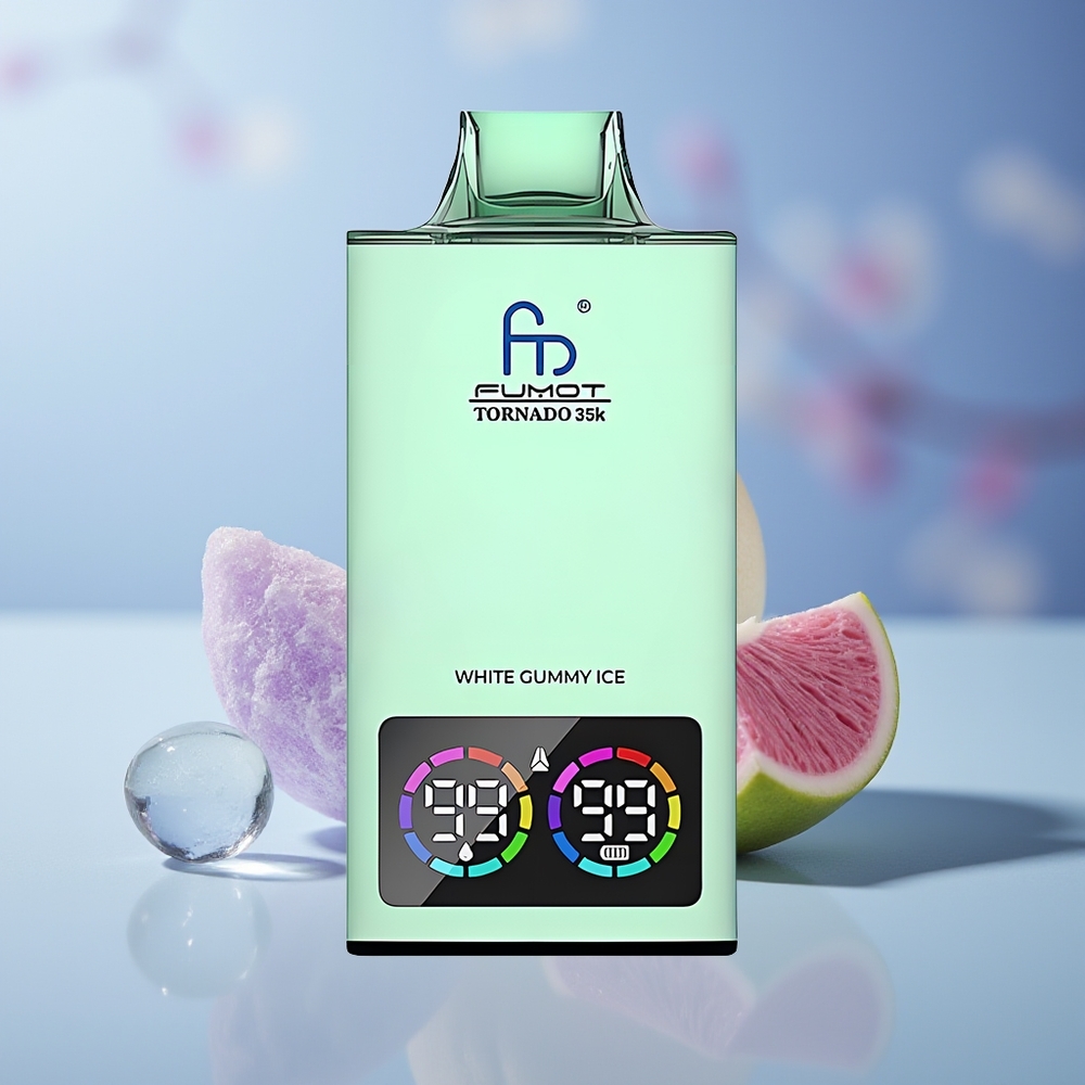 Fumot Tornado 35000 Beyaz Sakızlı Buz Dual Mesh