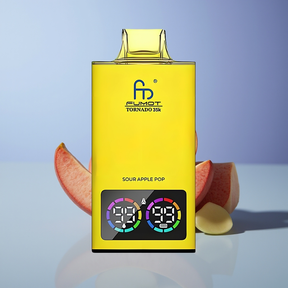 Fumot Tornado 35000 Ekşi Elma Pop Dual Mesh