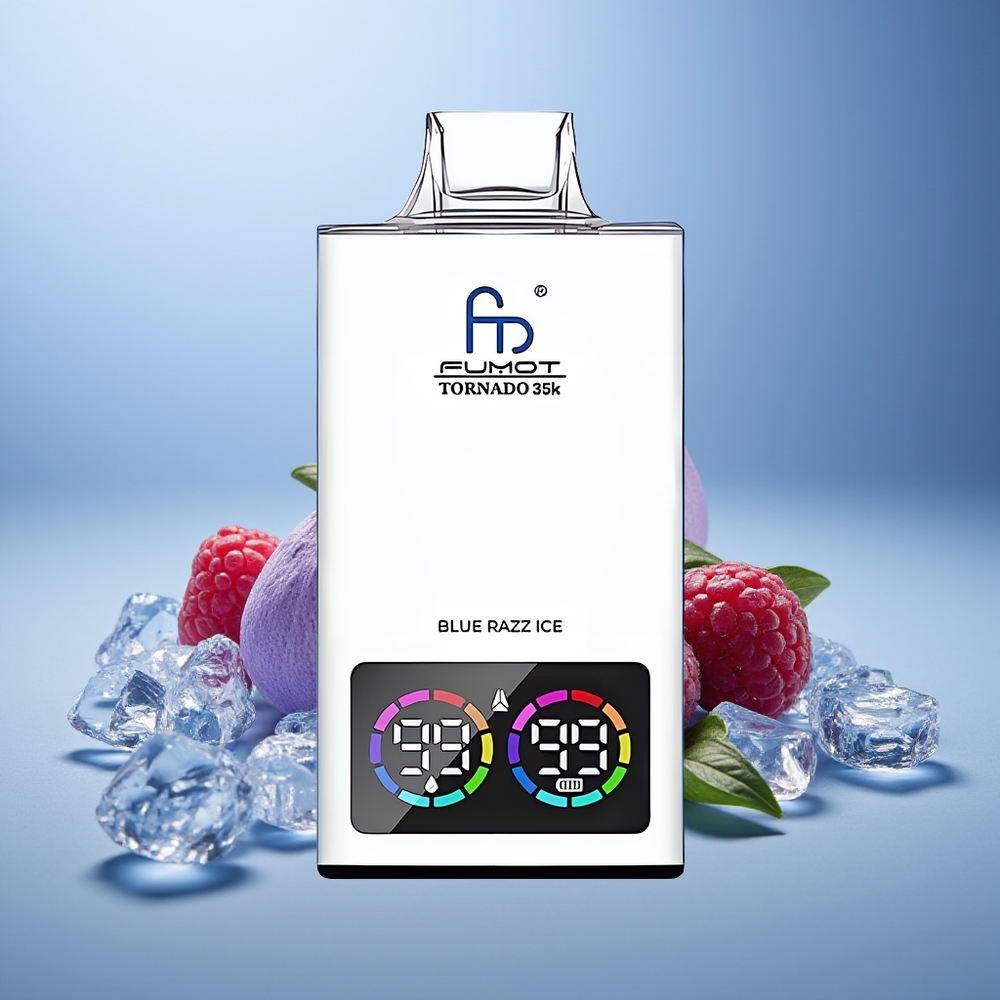 Fumot Tornado 35000 Mavi Ahududu Buz USB-C