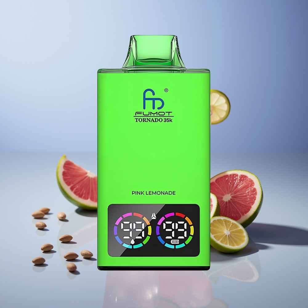 Fumot Tornado 35000 Pembe Limonata Çift Örgül