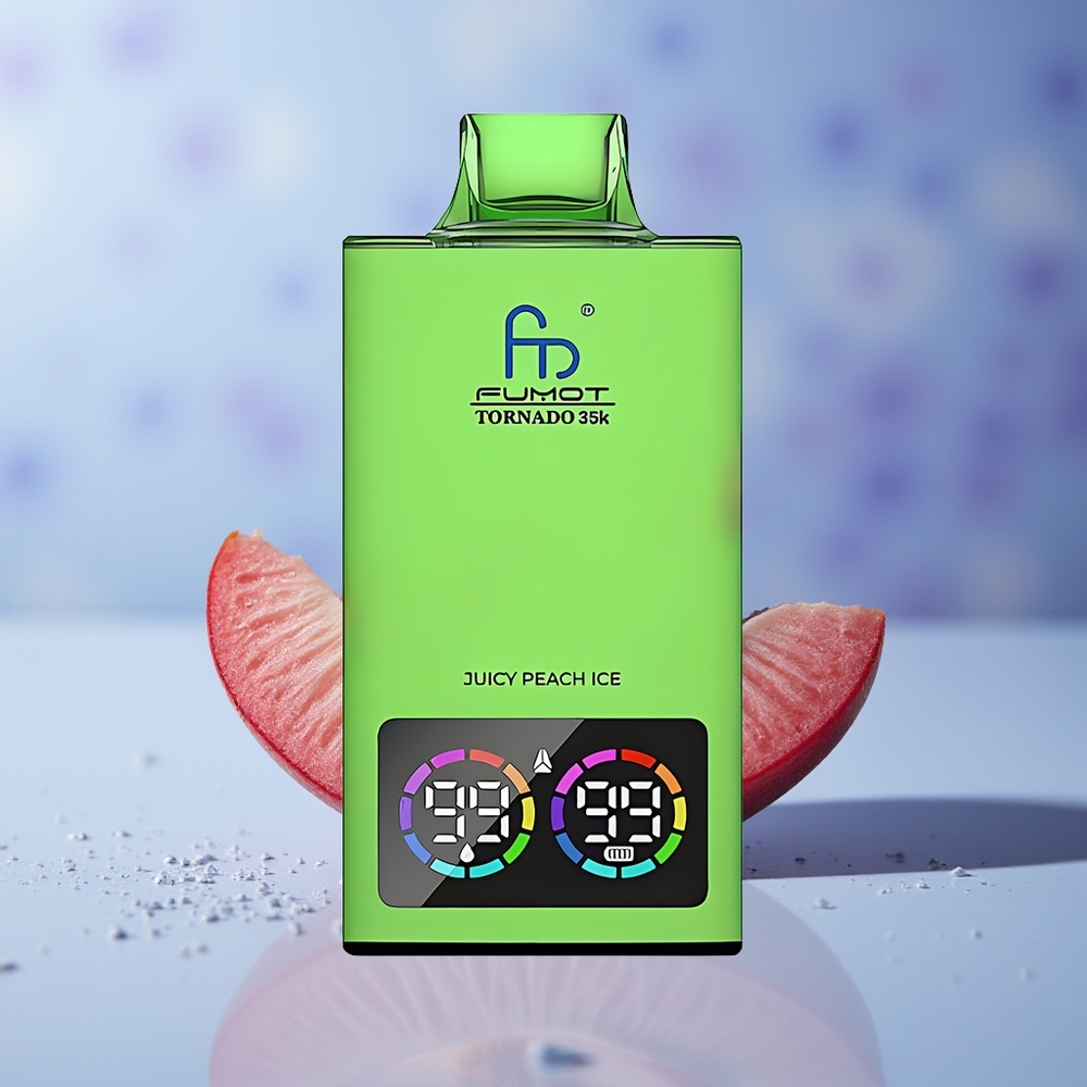 Fumot Tornado 35000 Sulu Şeftali Buz Dual Mesh Coil