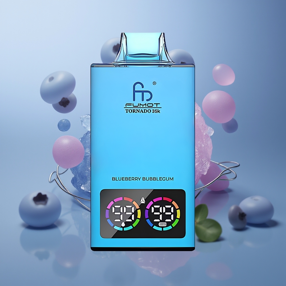 Fumot Tornado 35000 Yaban Mersini Balon Şekeri Çift Örgül