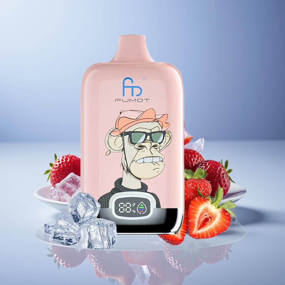 Fumot Tornado Digital Box 12000 Çilek Buzu Tip-C Şarj