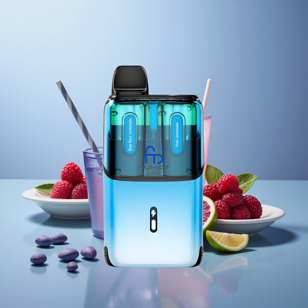 Fumot Ultra T32000 Mavi Ahududu Limonata - Pembe Limonata ile 800mAh Pil