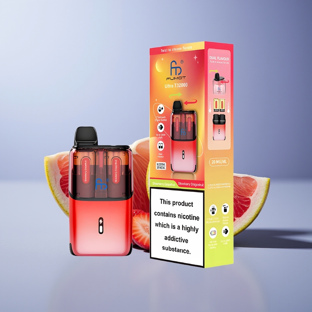 Fumot Ultra T32000 Çilek Greyfurt - Çilek Ejder Meyvesi 800mAh