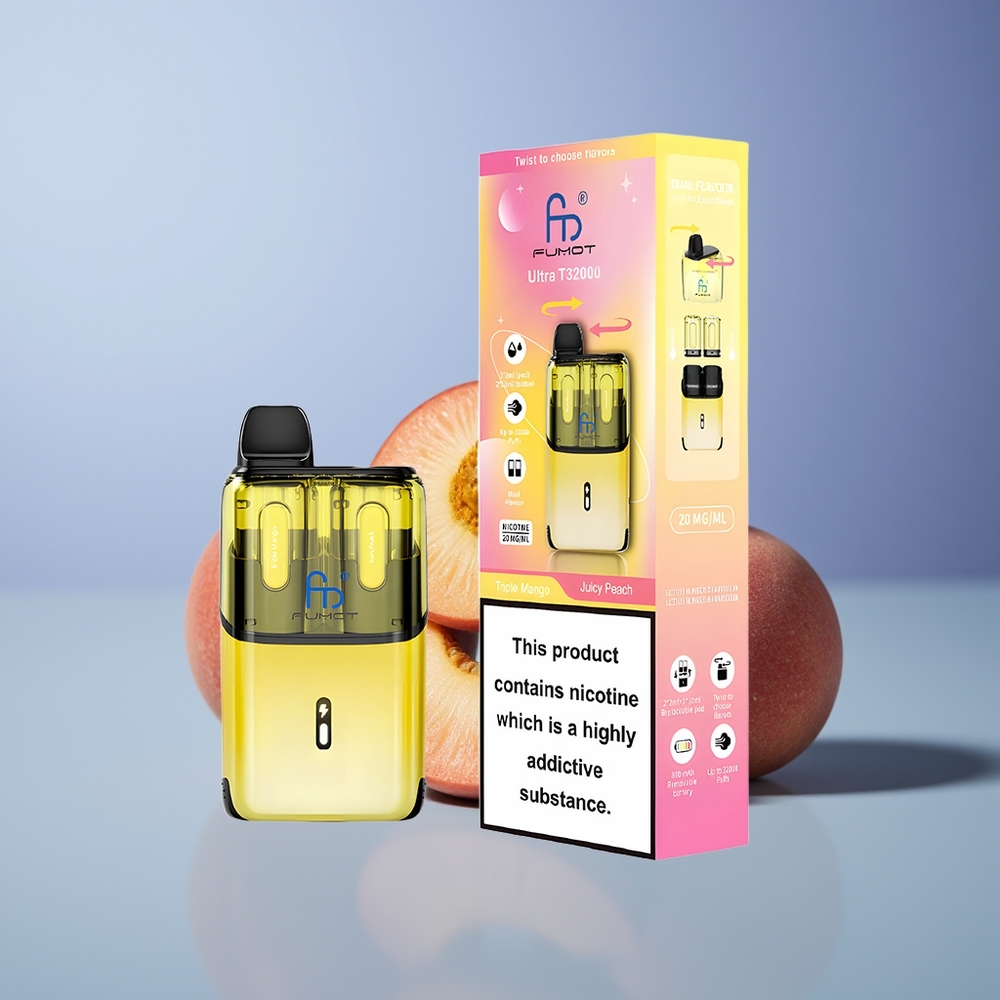 Fumot Ultra T32000 Üçlü Mango - Şeftali Aromalı Hızlı Şarj
