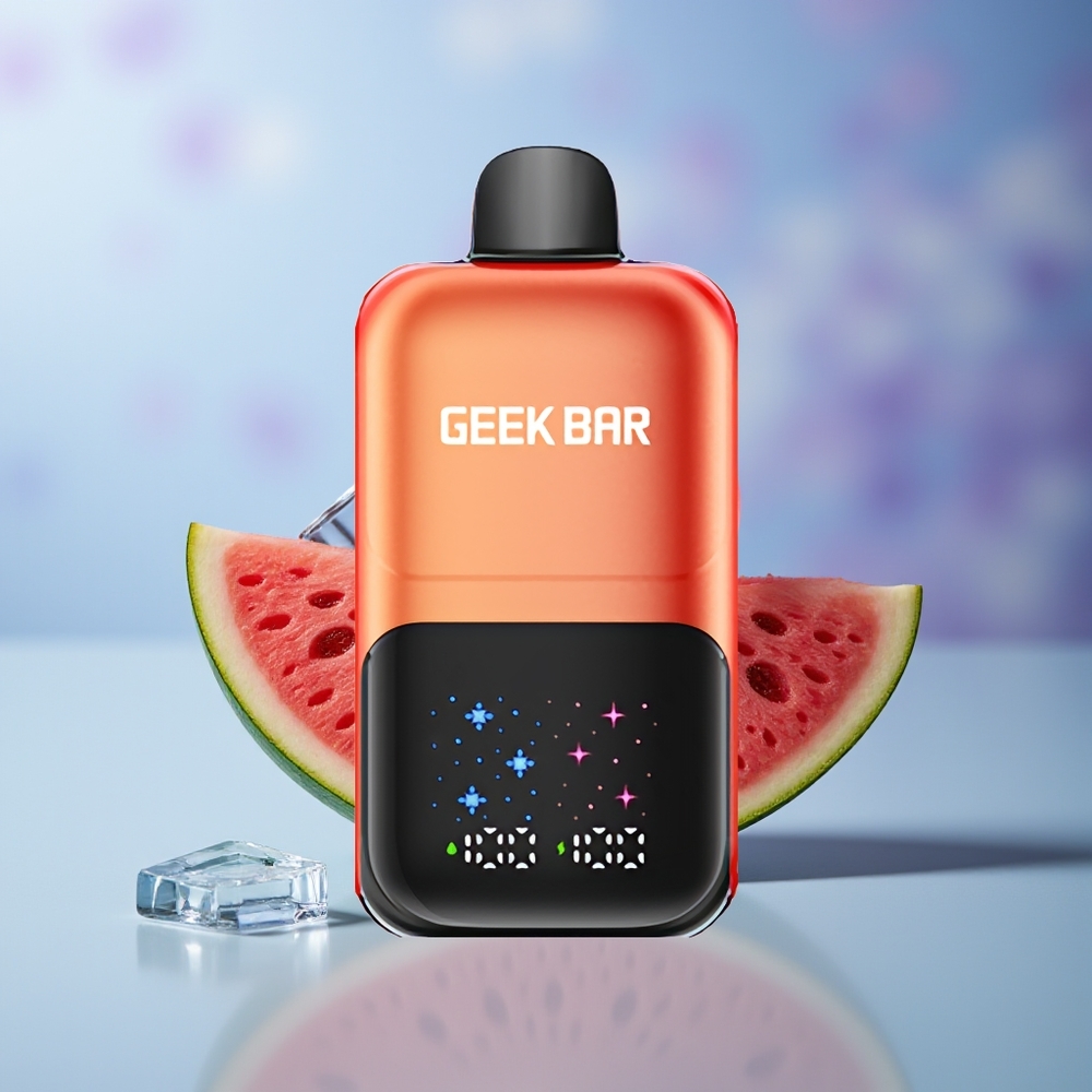 GEEK BAR 2GO 20ml 50000 Karpuzlu Bubble Gum Aromalı Buz Serinliği 3 Seviyeli Ayarlanabilir