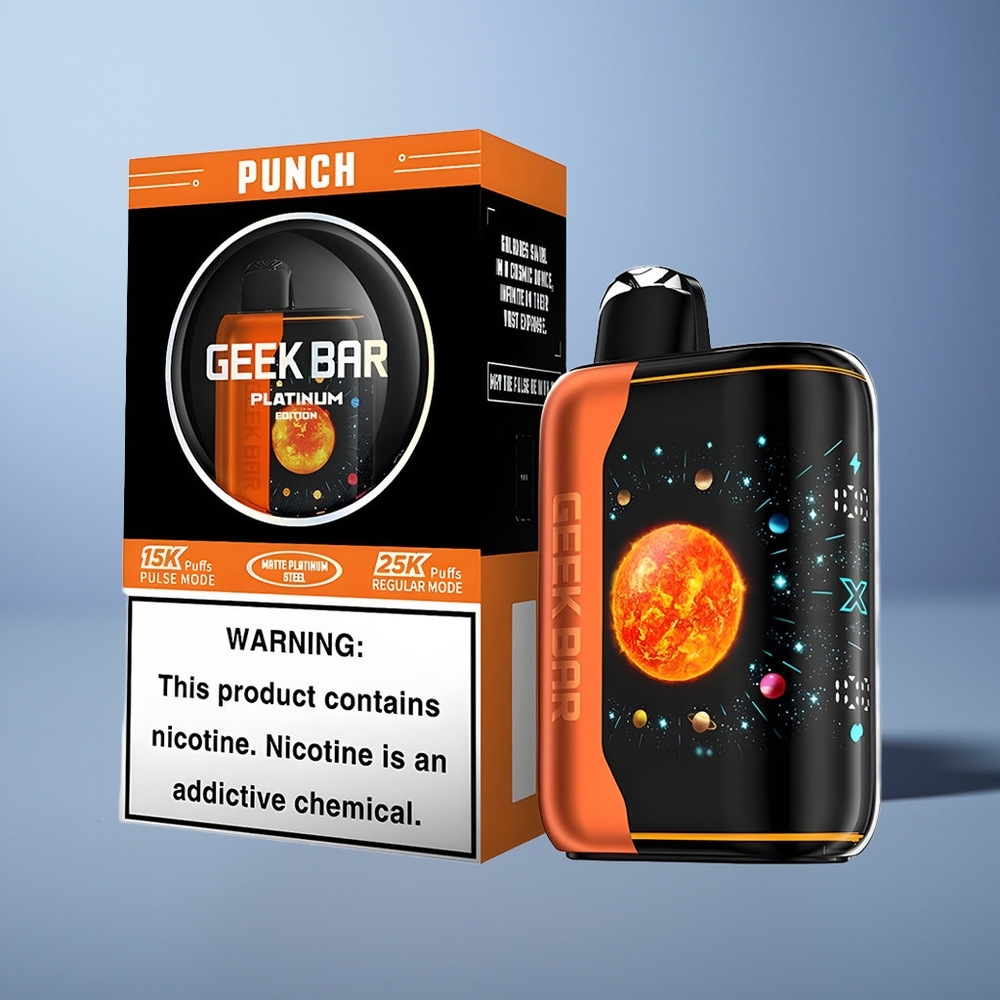 GEEK BAR Platinum Edition 25000 Darbeli Nikotin Çelik