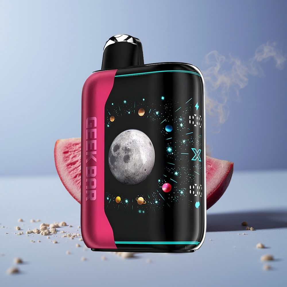 GEEK BAR Platinum Edition 25000 Ekşi Pembe Toz Çift Örgül