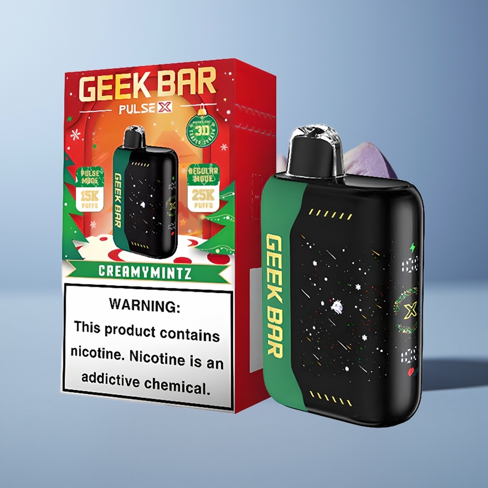 GEEK BAR Pulse X 25000 Yılbaşı Özel Bükülmüş Ekranlı Sürüm