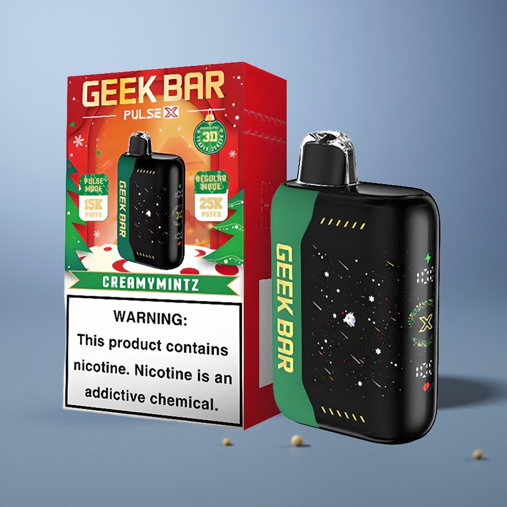 GEEK BAR Pulse X 25000 Yılbaşı Özel Bükülmüş Ekranlı Sürüm