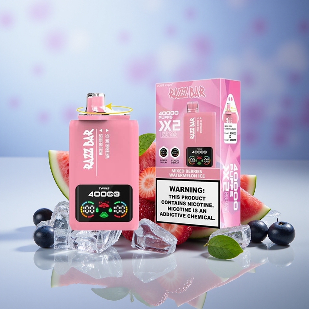 Razz Bar 40000 Karışık Meyveler - Karpuz Buzu Tip-C Portlu